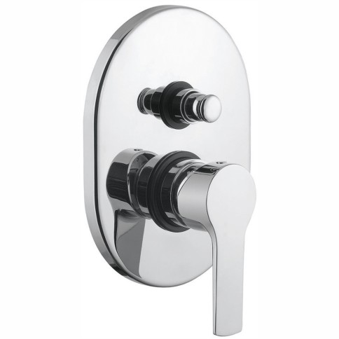 Miscelatore incasso vasca/doccia khuga diam 35mm con deviatore automatico