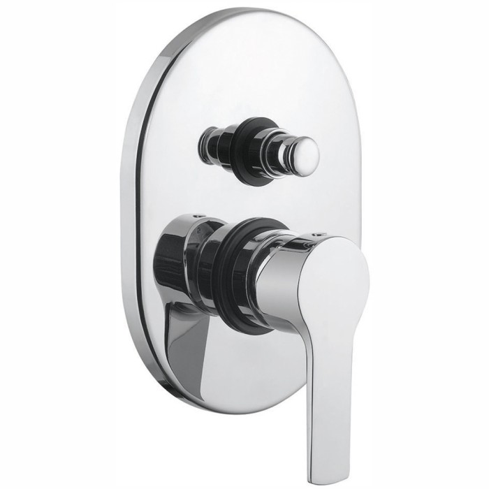 Miscelatore incasso vasca/doccia khuga diam 35mm con deviatore automatico