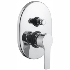 Miscelatore incasso vasca/doccia khuga diam 35mm con deviatore automatico