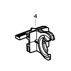 Clip di fissaggio per cassetta ad incasso sigma8 243.279.00.1 geberit