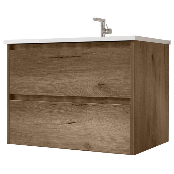 Base sospesa 2 cassetti senza lavabo megan 70 cm terra venato