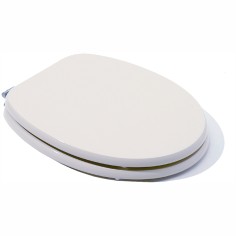 Sedile copriwater in legno bianco compatibile piemontesina pozzi ginori