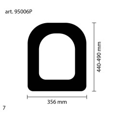 Sedile copriwater in legno bianco compatibile happy d duravit
