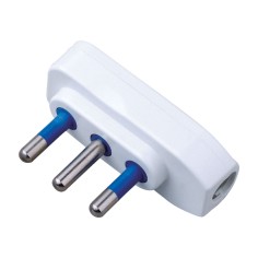 Spina ribassata bianca 16a 2p+t