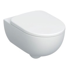 Vaso wc sospeso rimless selnova premium con sedile soft close geberit