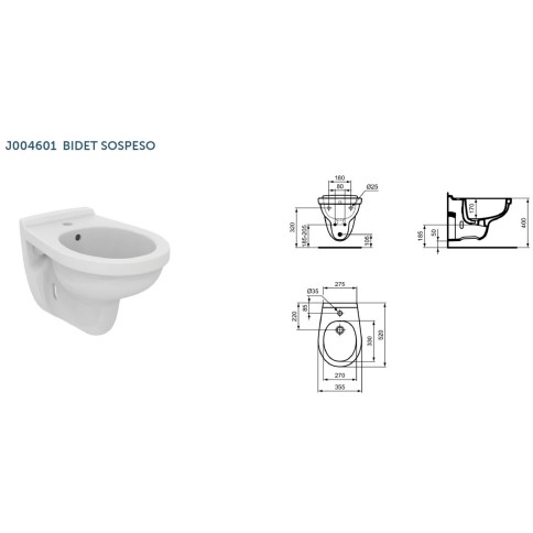 SANITARI SOSPESI BIANCO LUCIDO KATI IDEAL STANDARD