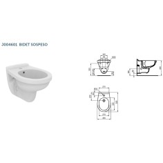 SANITARI SOSPESI BIANCO LUCIDO KATI IDEAL STANDARD