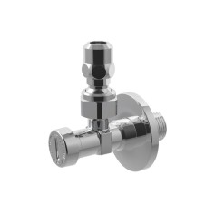 Rubinetto sottolavabo a sfera con filtro e snodo 1/2x3/8-10 con dado bonomini