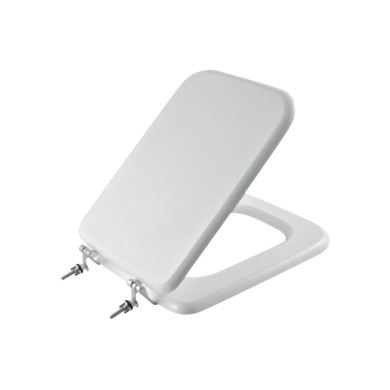Sedile copriwater in legno bianco compatibile conca ideal standard