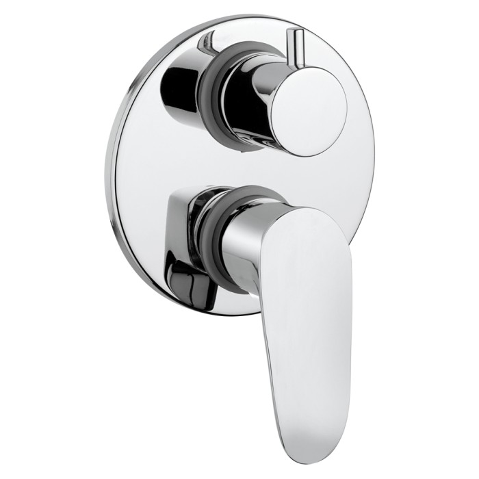 Miscelatore rubinetto incasso doccia con deviatore smile mamoli