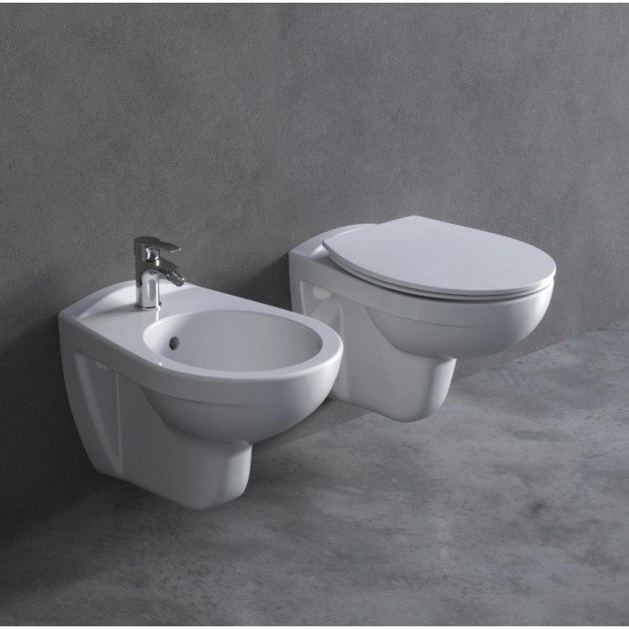 SANITARI SOSPESI BIANCO LUCIDO EUROVIT IDEAL STANDARD