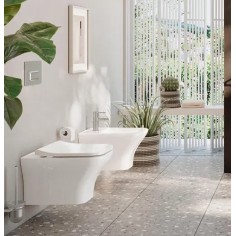 SANITARI SOSPESI BIANCO LUCIDO MIA SQUARE VITRA