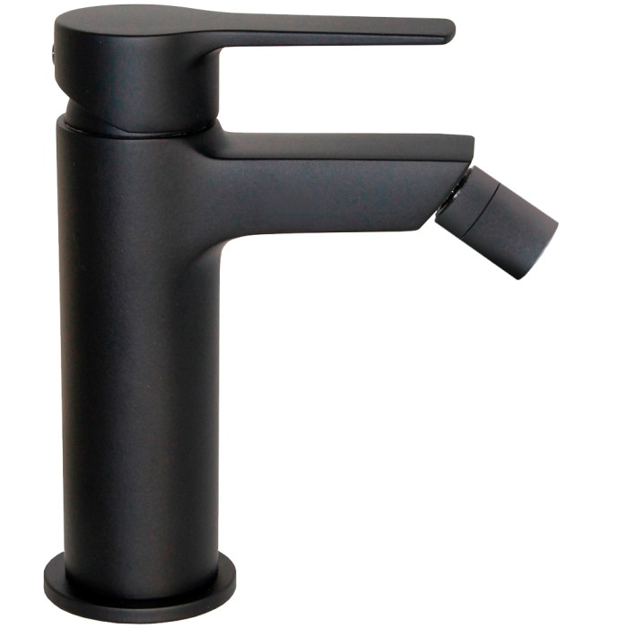 Miscelatore rubinetto bidet senza scarico nero opaco khuga gaboli