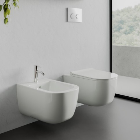 SANITARI SOSPESI BIANCO LUCIDO MIRTO DOLOMITE