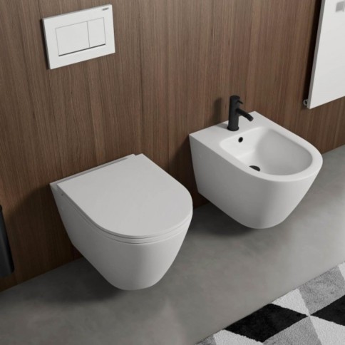 SANITARI SOSPESI BIANCO LUCIDO SENTO VITRA