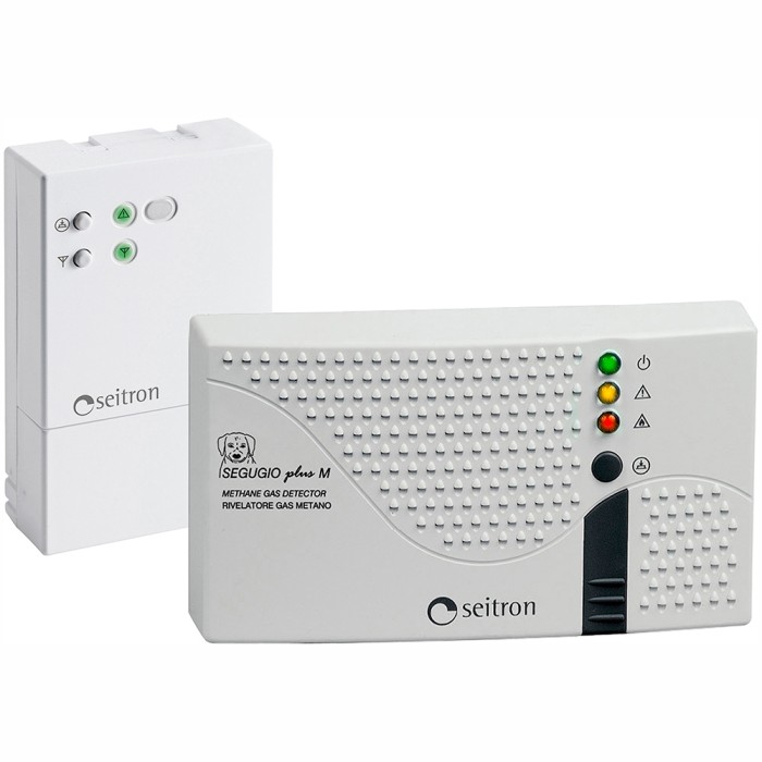 Rilevatore fughe gas metano con modulo trasmettitore wireless segugio seitron