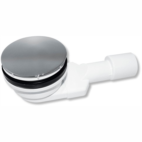 Sifone di scarico per piatto doccia con foro d.90 mm slimmy