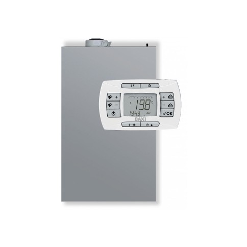 Caldaia murale a condensazione da esterno luna in plus 26 baxi