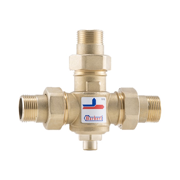Valvola deviatrice termostatica pretarata 3/4 barberi