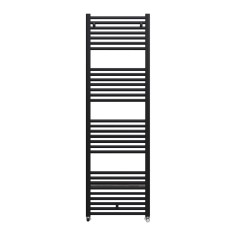 Termoarredo scaldasalviette a tubi orizzontali nero opaco 1732x500 interasse 450 lisa cordivari