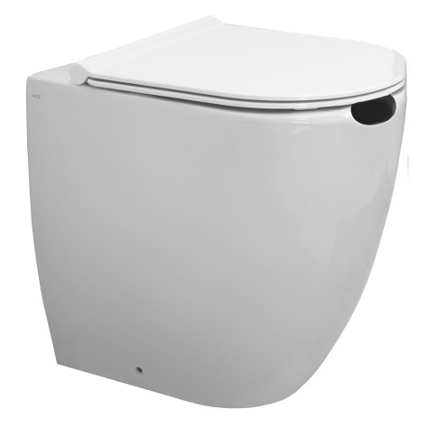 Sedile copriwater originale per vaso wc bianco apertura frontale form alice ceramica