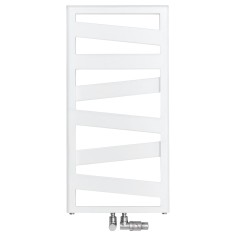 Termoarredo scaldasalviette a tubi piatti bianco 1567x500 interasse 50-456 ribbon zehnder