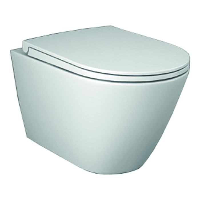 Vaso wc sospeso rimless feeling bianco opaco rak ceramics