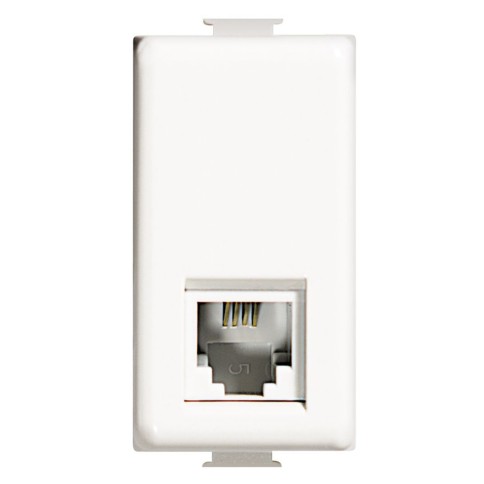 Presa rj11 bianca matix bticino