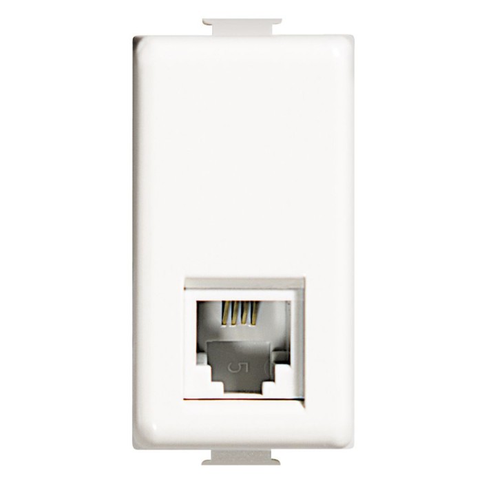 Presa rj11 bianca matix bticino