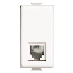 Presa rj11 bianca matix bticino