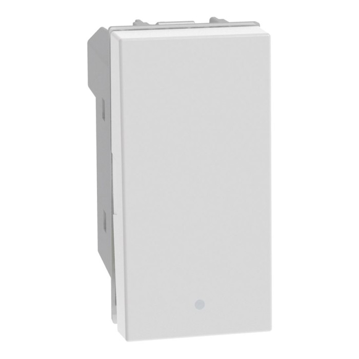 Deviatore unipolare bianco matix go bticino