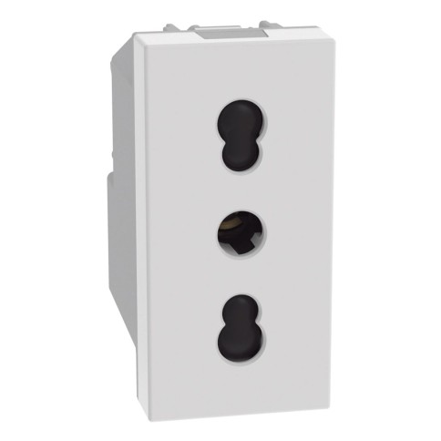 Presa di alimentazione standard 16a bianca matix go bticino