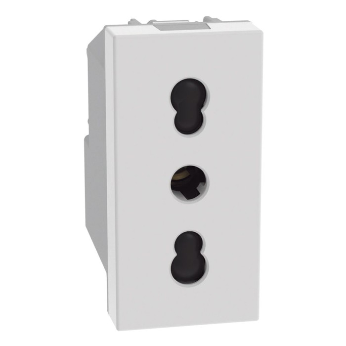 Presa di alimentazione standard 16a bianca matix go bticino