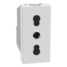 Presa di alimentazione standard 16a bianca matix go bticino