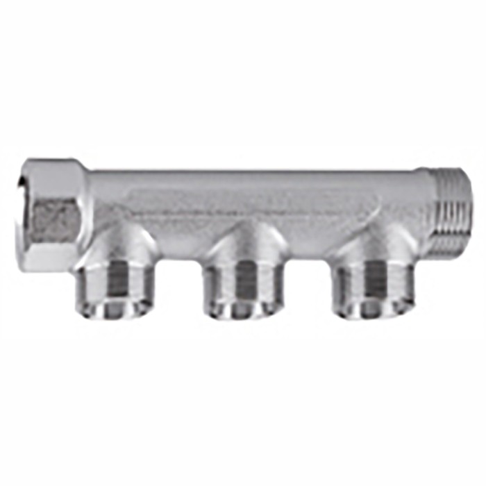 Collettore in ottone nichelato 3/4x2 vie arteclima