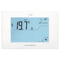 Termostato ambiente digitale feel bianco tecno switch