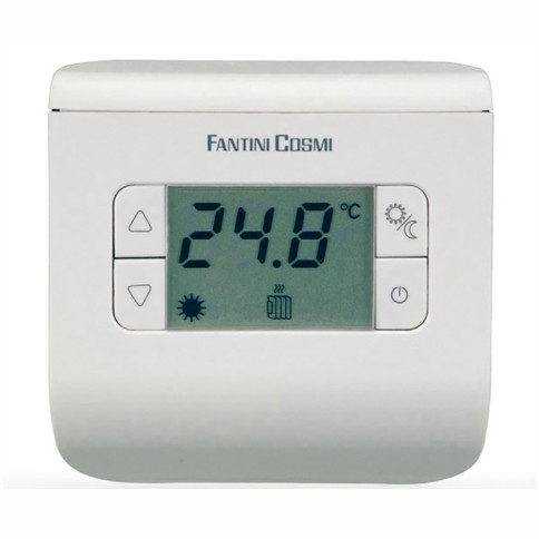 Termostato ambiente digitale bianco fantini cosmi