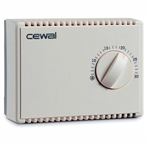 Termostato ambiente on/off con interruttore cewal