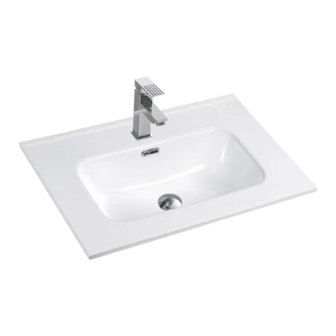 Lavabo arredo in ceramica 100 cm bianco marte