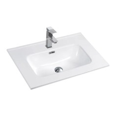 Lavabo arredo in ceramica 90 cm bianco marte