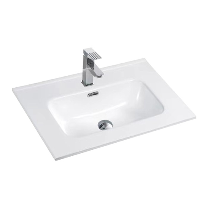 Lavabo arredo in ceramica 70 cm bianco marte