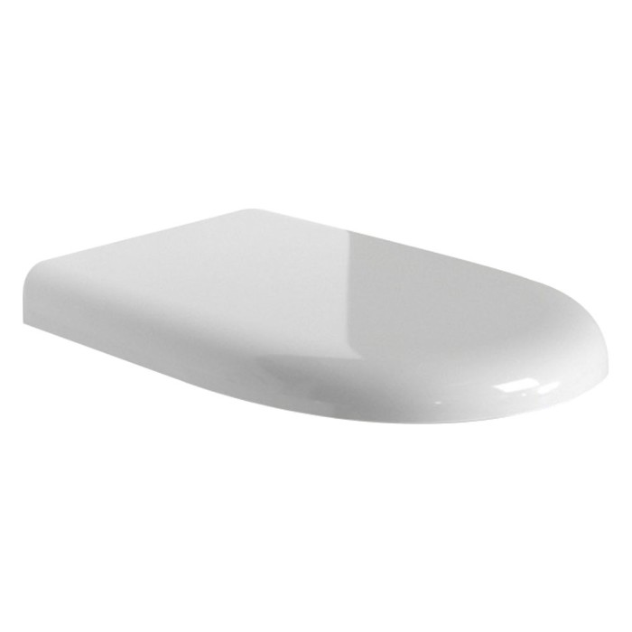 Sedile copriwater originale soft close per vaso wc bianco basic circle white ceramic