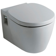 Sanitari sospesi bianco lucido con sedile connect ideal standard