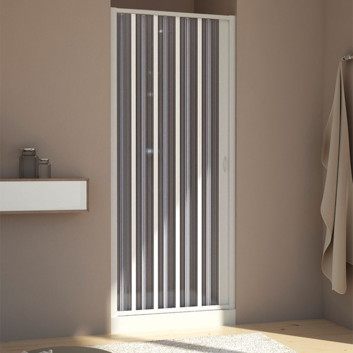 Box porta doccia a soffietto riducibile 100 cm anta ad apertura laterale flex