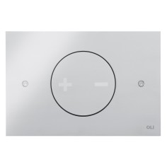 Placca per cassetta di scarico ad incasso inox 02 per cassetta oli74 satinata oli