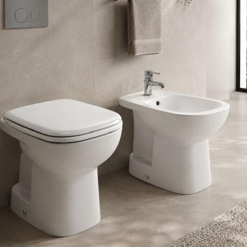 Sanitari a terra bianco lucido d-code duravit