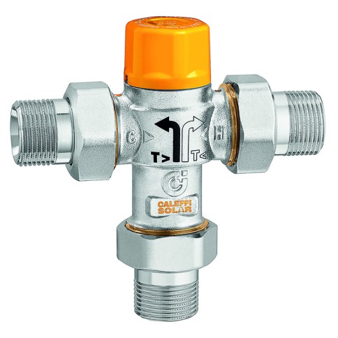 Valvola deviatrice termostatica regolabile per pannelli solari 3/4 caleffi