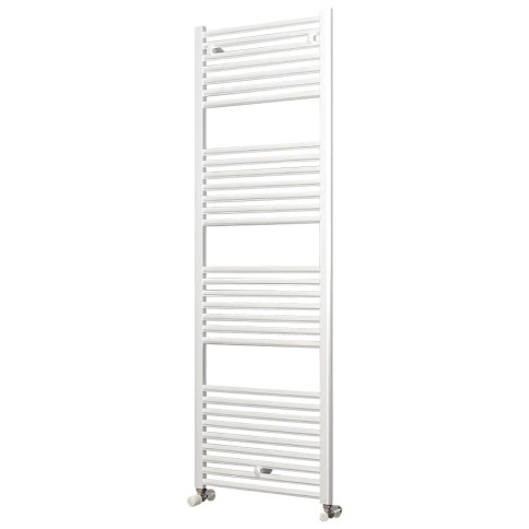 Termoarredo scaldasalviette a tubi orizzontali bianco 700x500 interasse 450 lisa cordivari