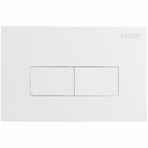 Placca per cassetta di scarico ad incasso eco 2015 linea bianca pucci