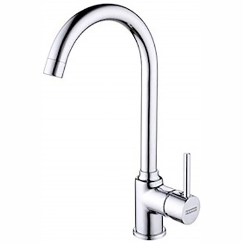 Miscelatore rubinetto per lavello cucina a bocca alta pola franke cromato